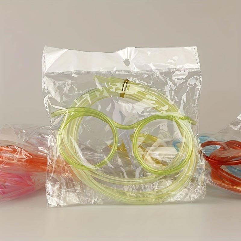 1pc Crazy Straw Glasses – Fun Party Favor & Gift Bag Stuffer for Birthdays