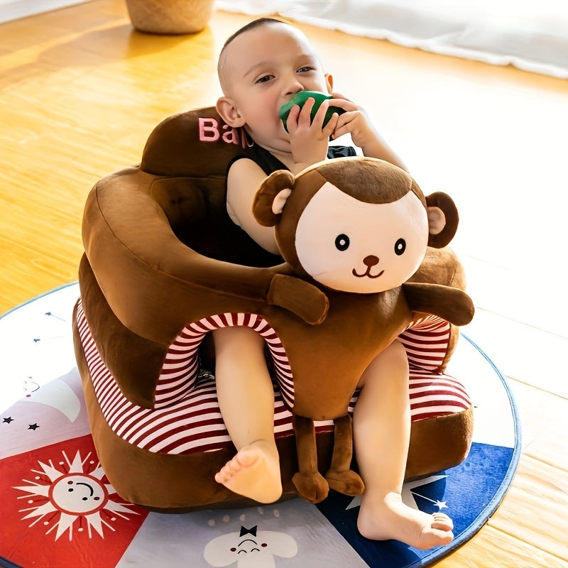 Baby Cartoon Sofa Chair – Thickened Support for Learning to Sit