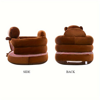 Baby Cartoon Sofa Chair – Thickened Support for Learning to Sit