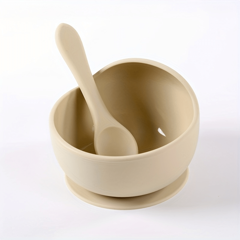 Kids Feeding Bowl & Spoon – Safe, Non-Slip, Holiday Gift Ready