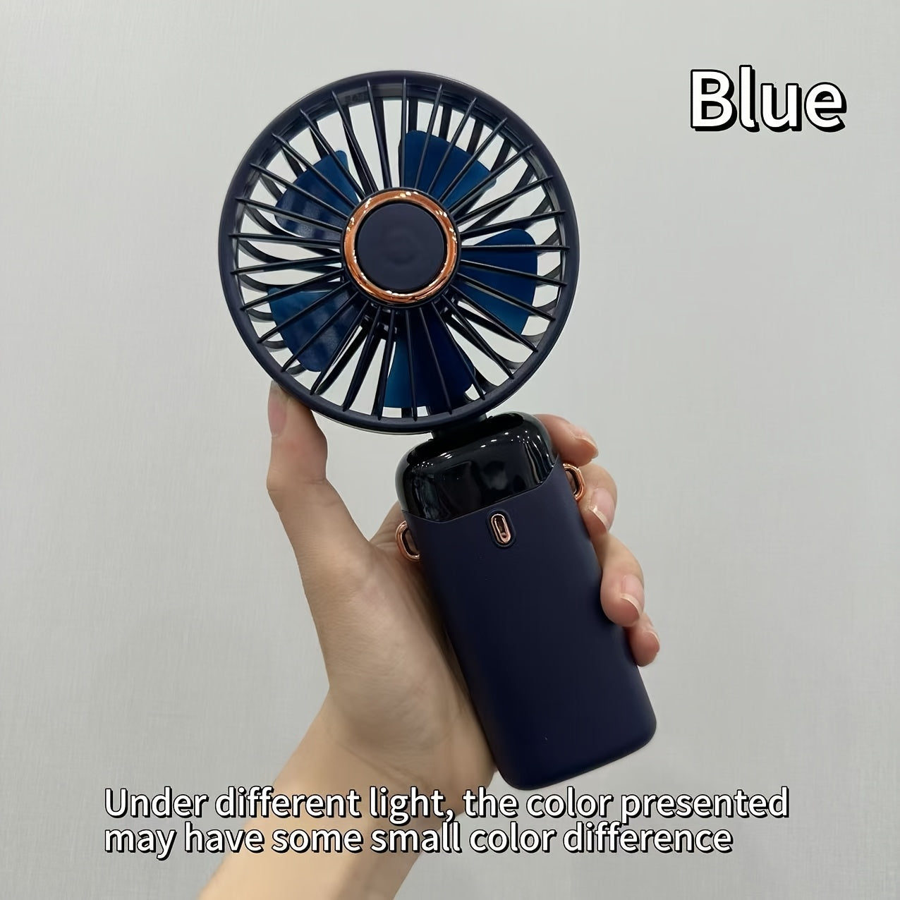 USB Mini Fan – 5 Speeds, LED Display, Compact & Travel-Ready