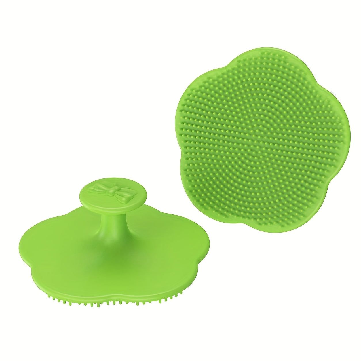 Bath Brush, Cradle Cap Brush, Silicone Massage Brush, Silicone Scrubbers Exfoliator Brush