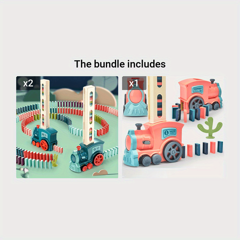 🚂 Domino Train Set – Fun & Educational Building Blocks for Kids