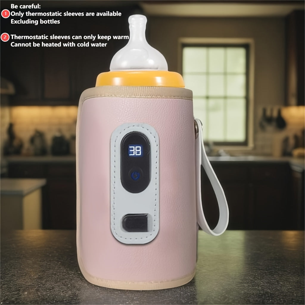 USB Bottle Warmer & Sterilizer with Digital Display and 5-Speed Temperature Control