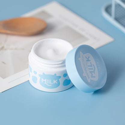 LAIKOU 5pcs Milk Skincare – Cleanser, Serum, Cream & Tools