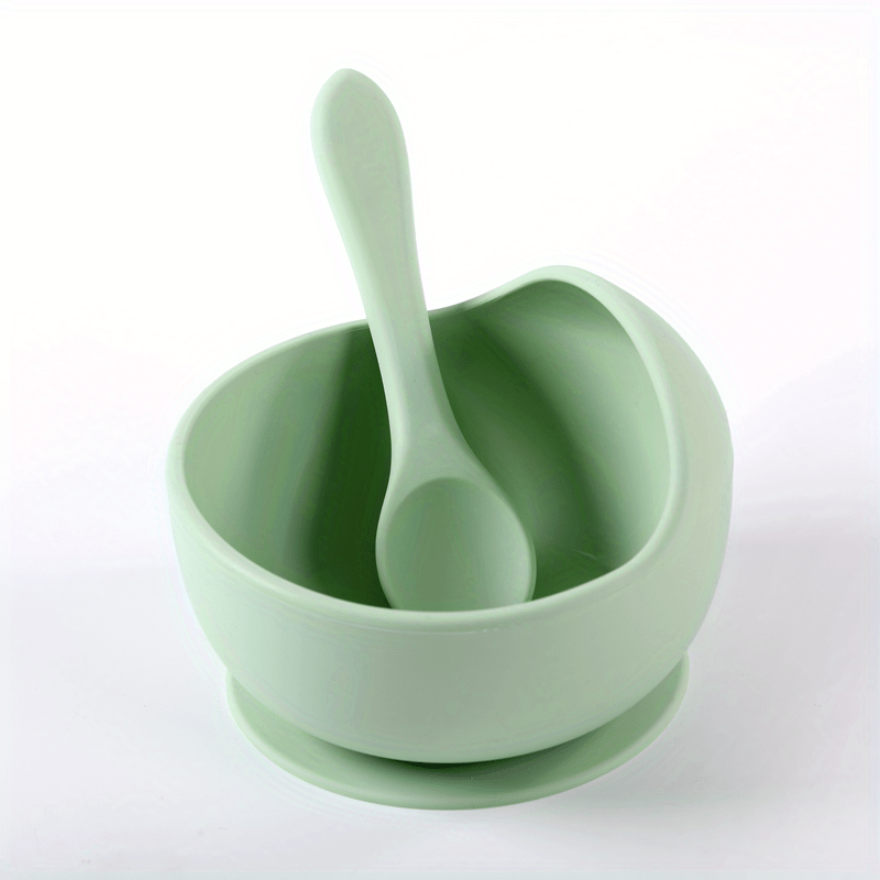 Kids Feeding Bowl & Spoon – Safe, Non-Slip, Holiday Gift Ready