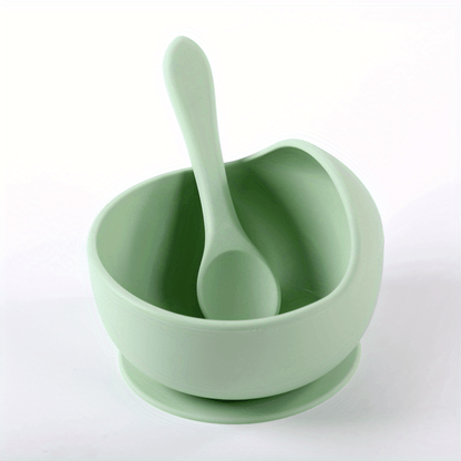 Kids Feeding Bowl & Spoon – Safe, Non-Slip, Holiday Gift Ready