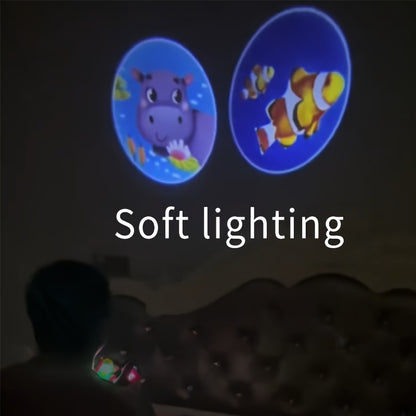 Projection Flashlight Toy – 32 Patterns with Animals, Dinosaurs & More
