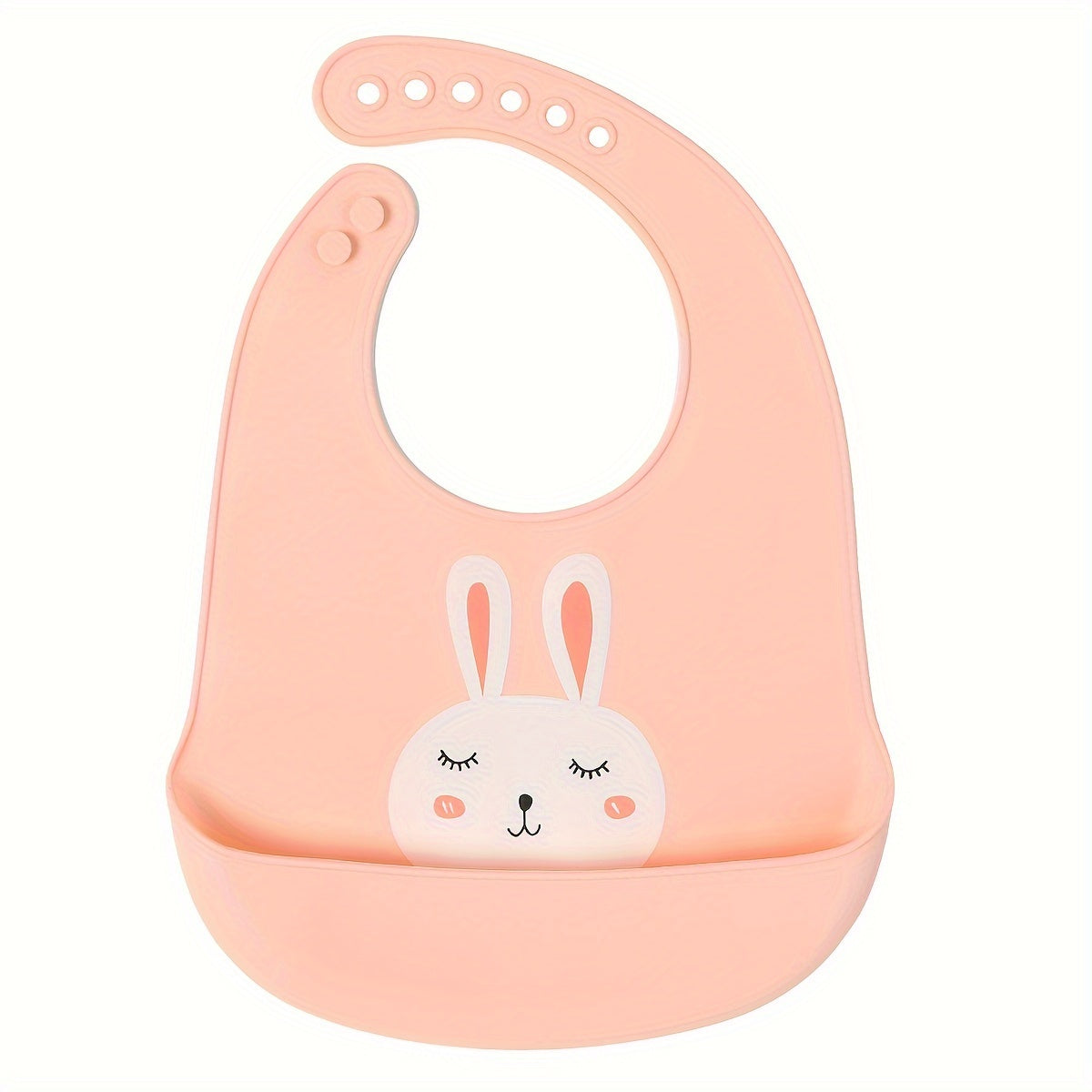 🐼 Cute Panda Silicone Bib – Waterproof, Adjustable, Dishwasher Safe (6M–6Y)