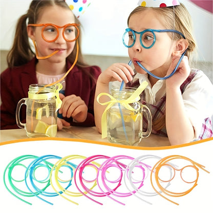1pc Crazy Straw Glasses – Fun Party Favor & Gift Bag Stuffer for Birthdays
