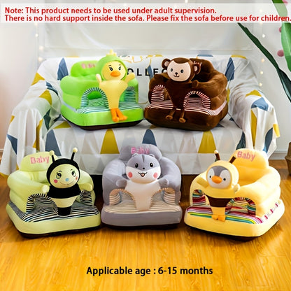 Baby Cartoon Sofa Chair – Thickened Support for Learning to Sit