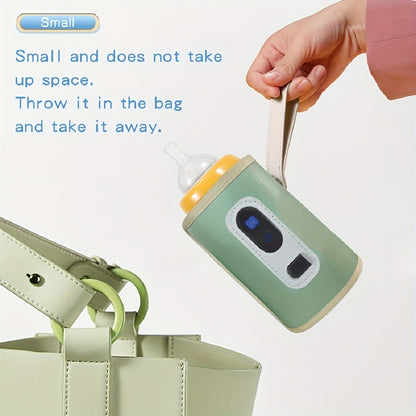 USB Bottle Warmer & Sterilizer with Digital Display and 5-Speed Temperature Control