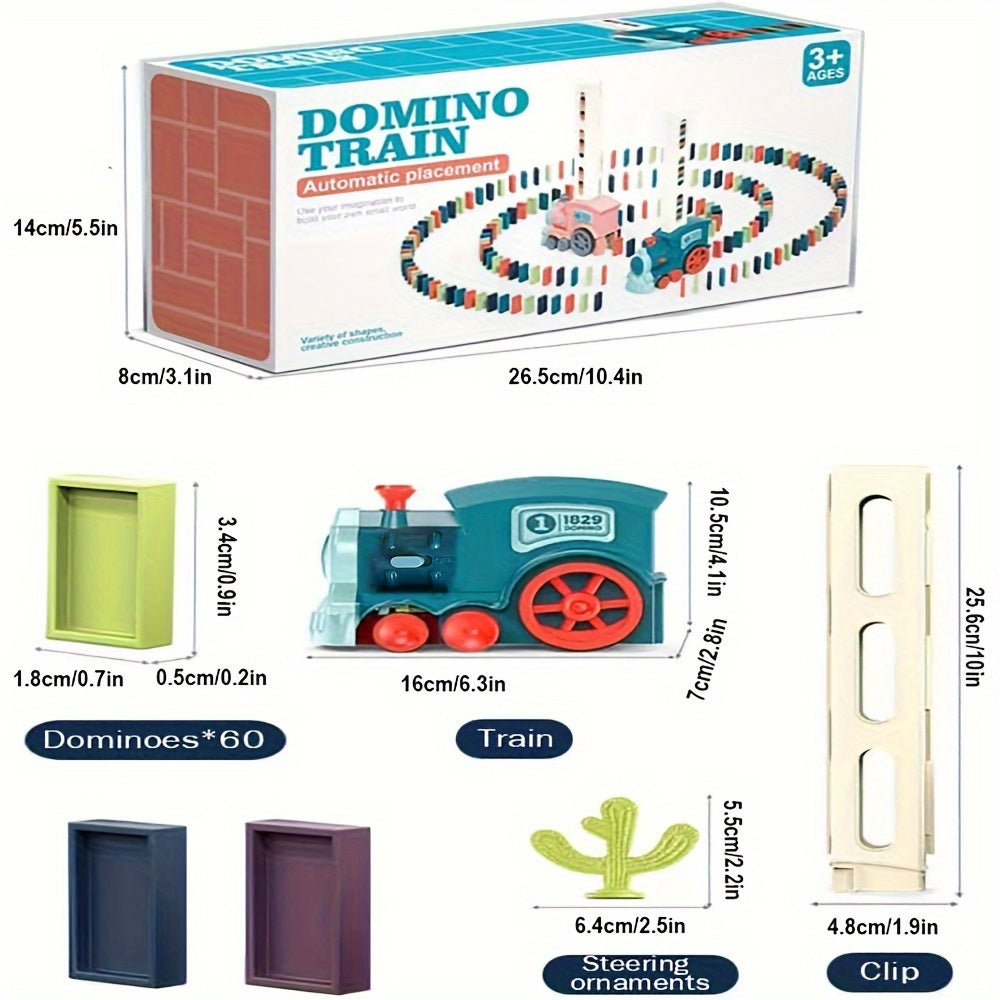 🚂 Domino Train Set – Fun & Educational Building Blocks for Kids