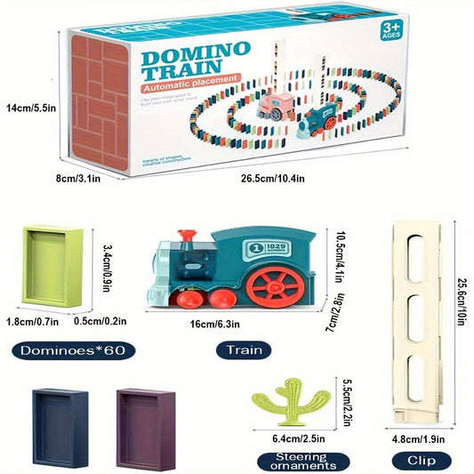 🚂 Domino Train Set – Fun & Educational Building Blocks for Kids