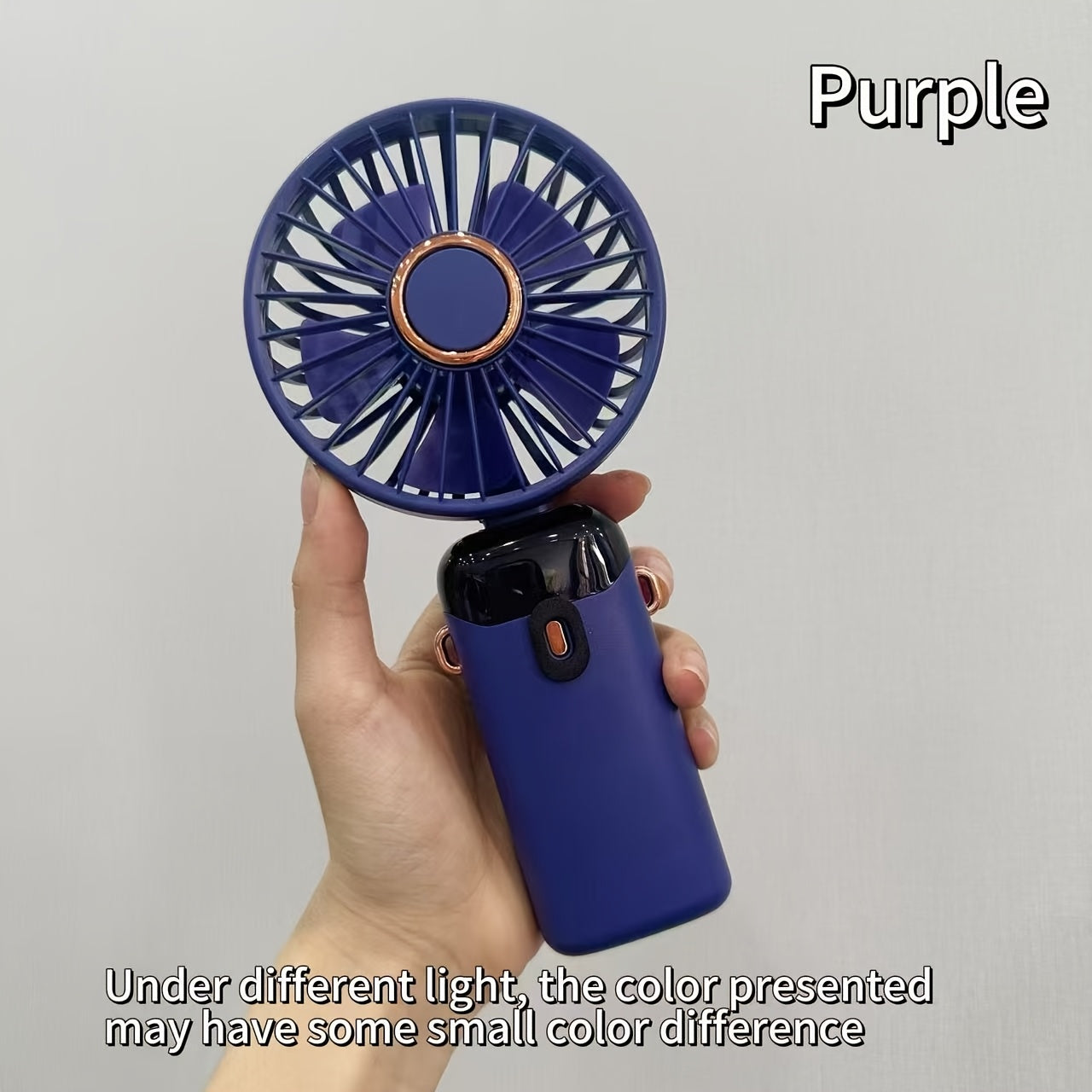 USB Mini Fan – 5 Speeds, LED Display, Compact & Travel-Ready