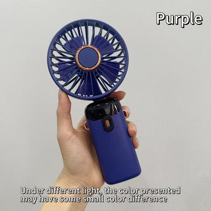 USB Mini Fan – 5 Speeds, LED Display, Compact & Travel-Ready