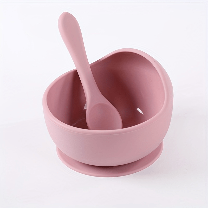 Kids Feeding Bowl & Spoon – Safe, Non-Slip, Holiday Gift Ready