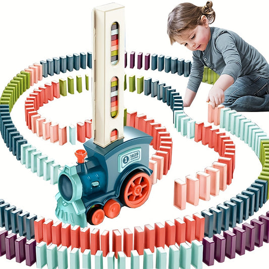 🚂 Domino Train Set – Fun & Educational Building Blocks for Kids
