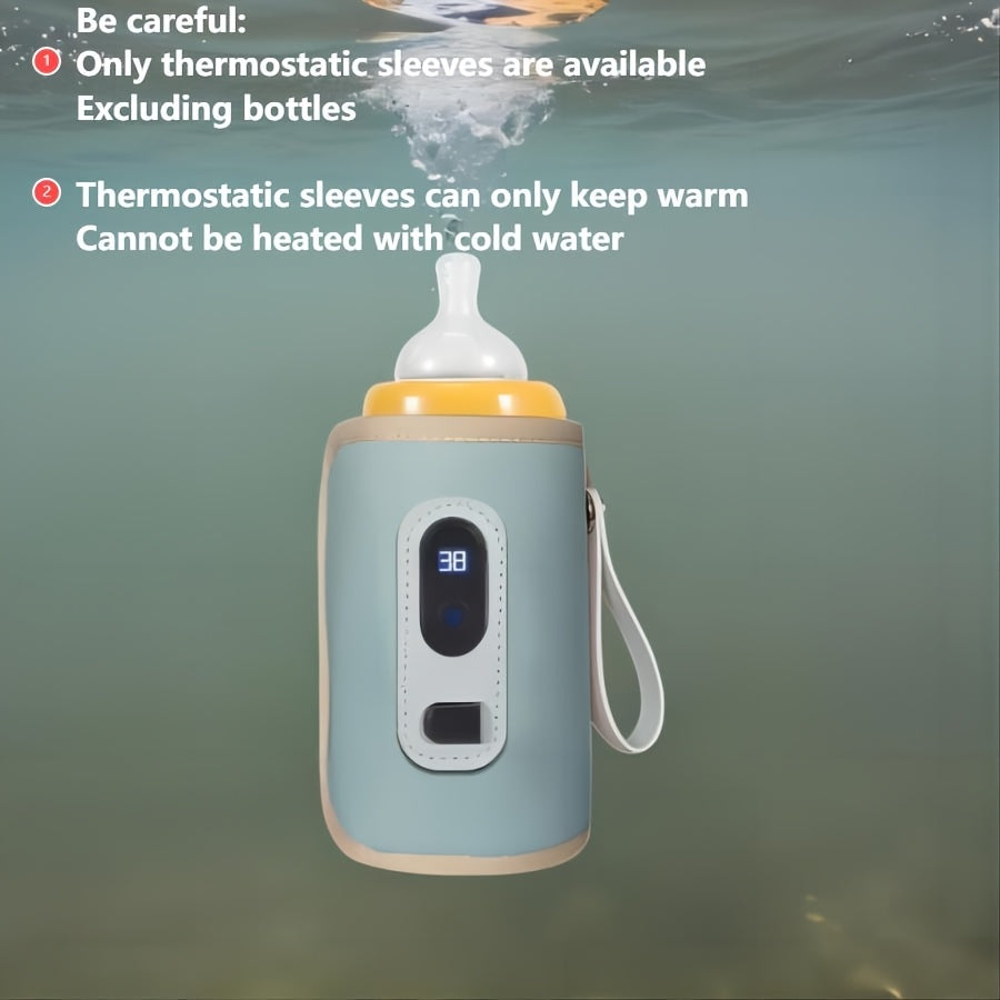 USB Bottle Warmer & Sterilizer with Digital Display and 5-Speed Temperature Control