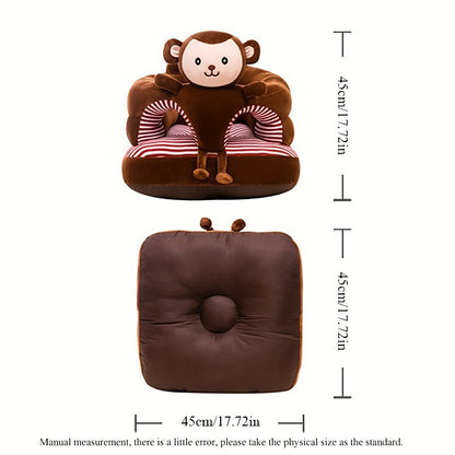 Baby Cartoon Sofa Chair – Thickened Support for Learning to Sit