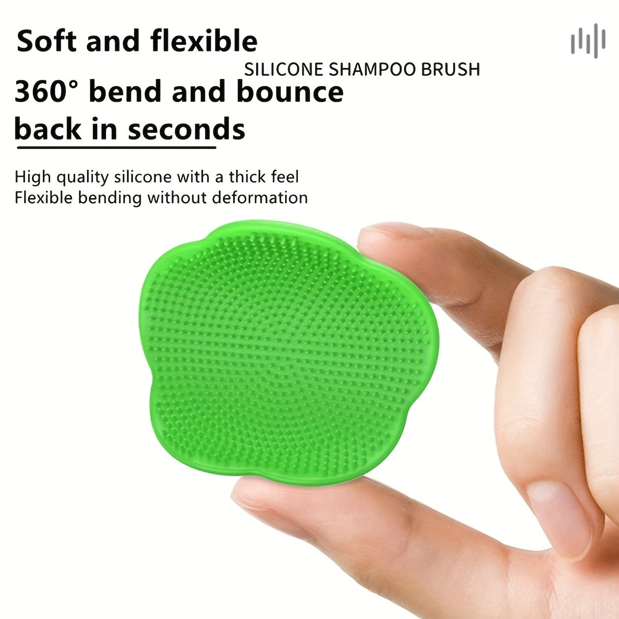 Bath Brush, Cradle Cap Brush, Silicone Massage Brush, Silicone Scrubbers Exfoliator Brush