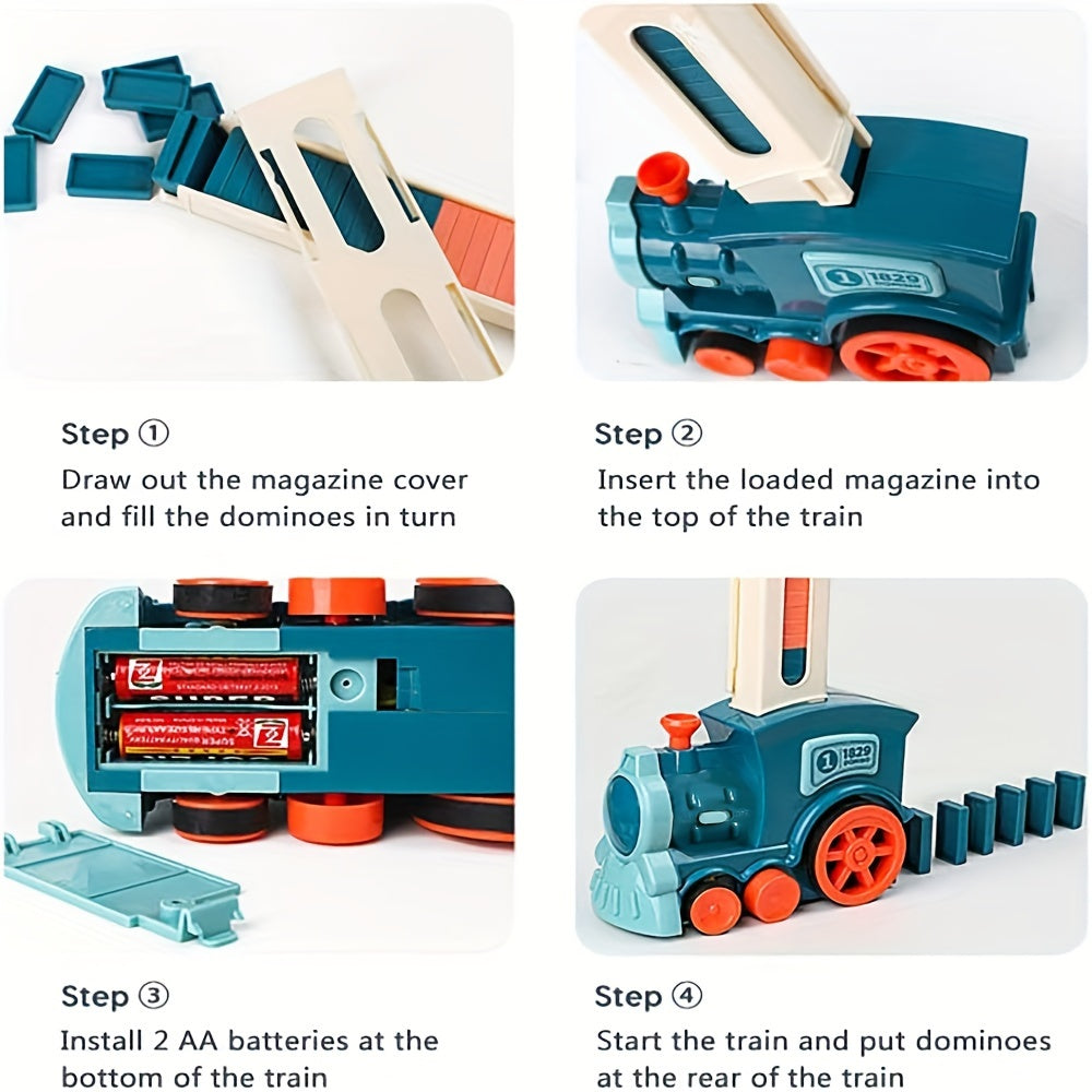 🚂 Domino Train Set – Fun & Educational Building Blocks for Kids