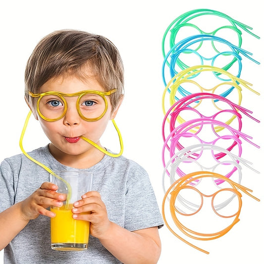 1pc Crazy Straw Glasses – Fun Party Favor & Gift Bag Stuffer for Birthdays