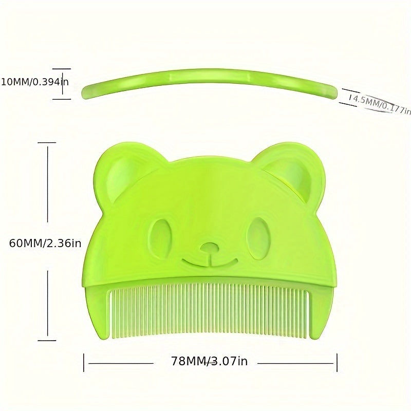 2pcs Baby Grooming Kit – Soft Silicone Brush & Gentle Comb (0–3Y)