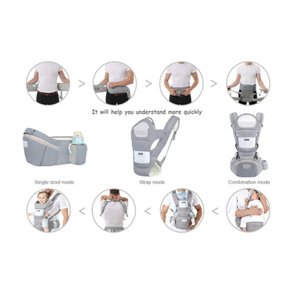 Multifunctional Baby Carrier – Kangaroo Bag Style, Infant to Toddler
