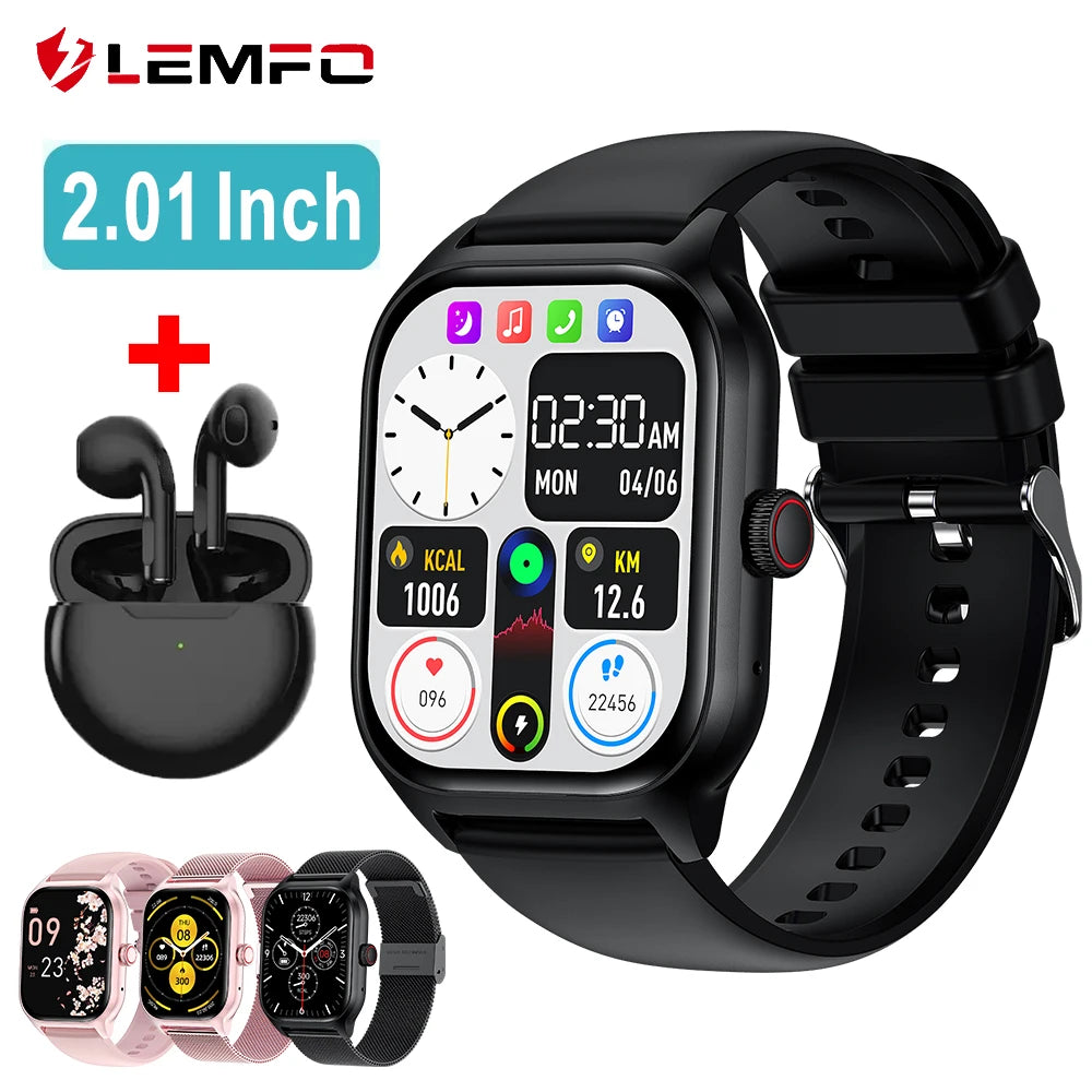 LEMFO LT10 – 2024 Smartwatch with Call, Music & Fitness Features