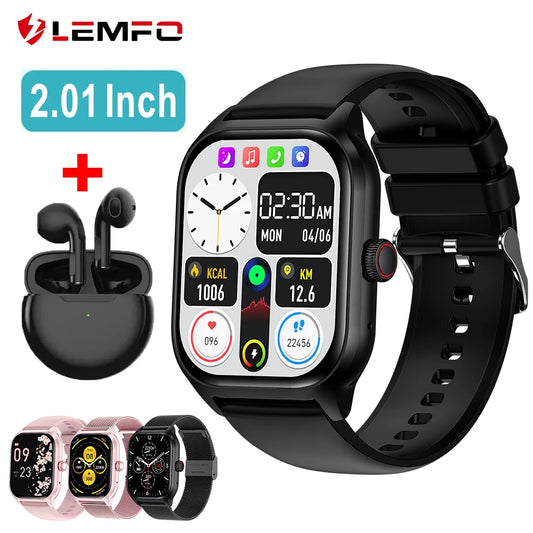 LEMFO LT10 – 2024 Smartwatch with Call, Music & Fitness Features