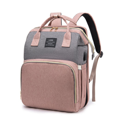Portable Maternity Backpack – Travel Crib & Diaper Bag in One