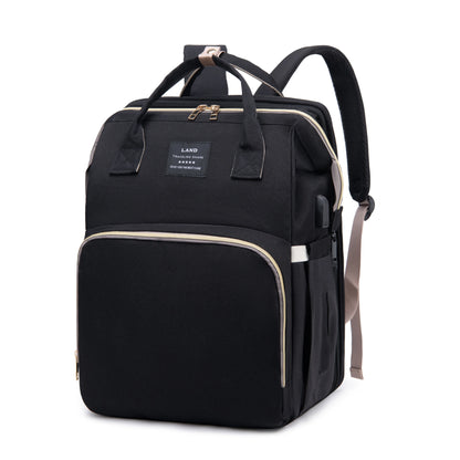 Portable Maternity Backpack – Travel Crib & Diaper Bag in One