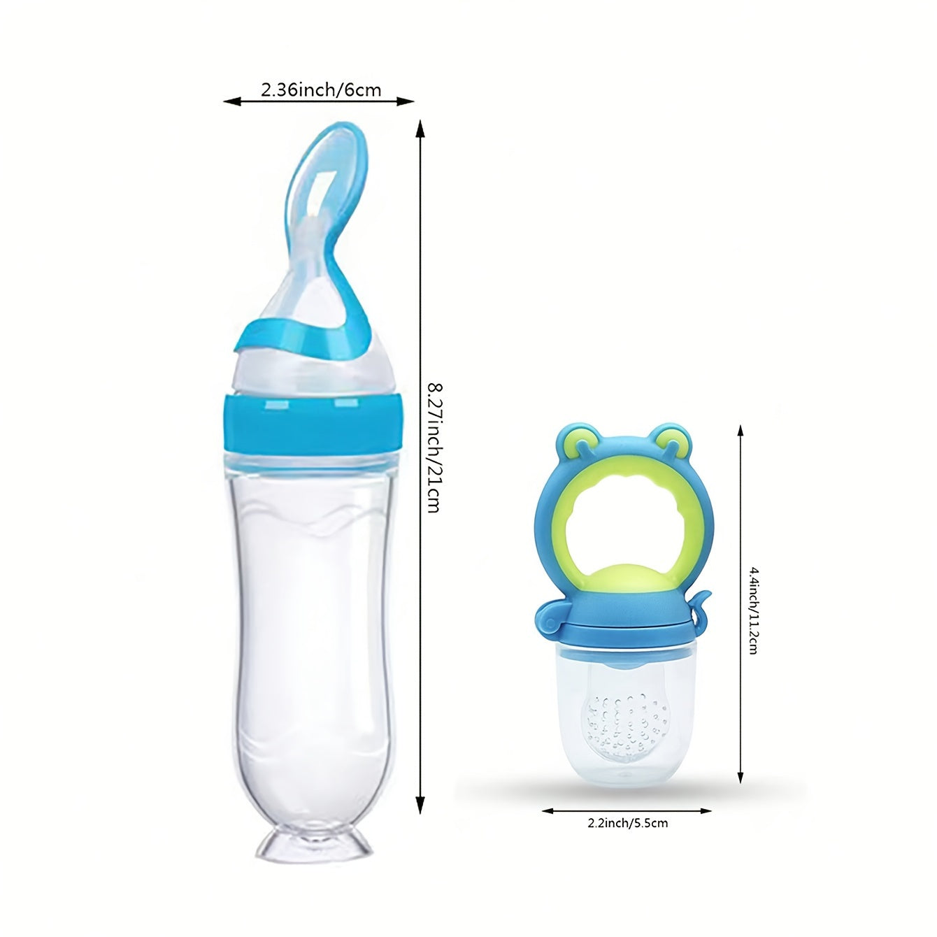 🍼 7pcs Baby Feeding Kit – Bottles, Spoons, Pacifiers & Nipple