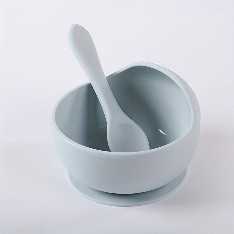 Kids Feeding Bowl & Spoon – Safe, Non-Slip, Holiday Gift Ready