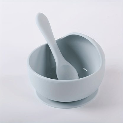 Kids Feeding Bowl & Spoon – Safe, Non-Slip, Holiday Gift Ready