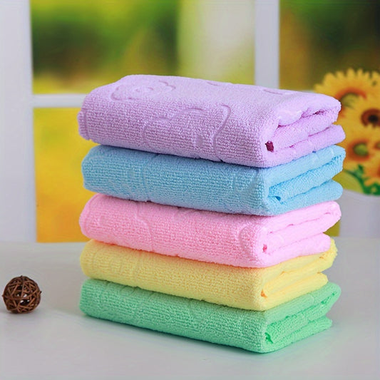 4pcs Colorful Microfiber Towels – Soft, Absorbent & Multi-Purpose