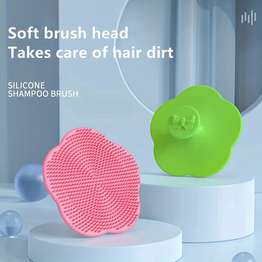 Bath Brush, Cradle Cap Brush, Silicone Massage Brush, Silicone Scrubbers Exfoliator Brush