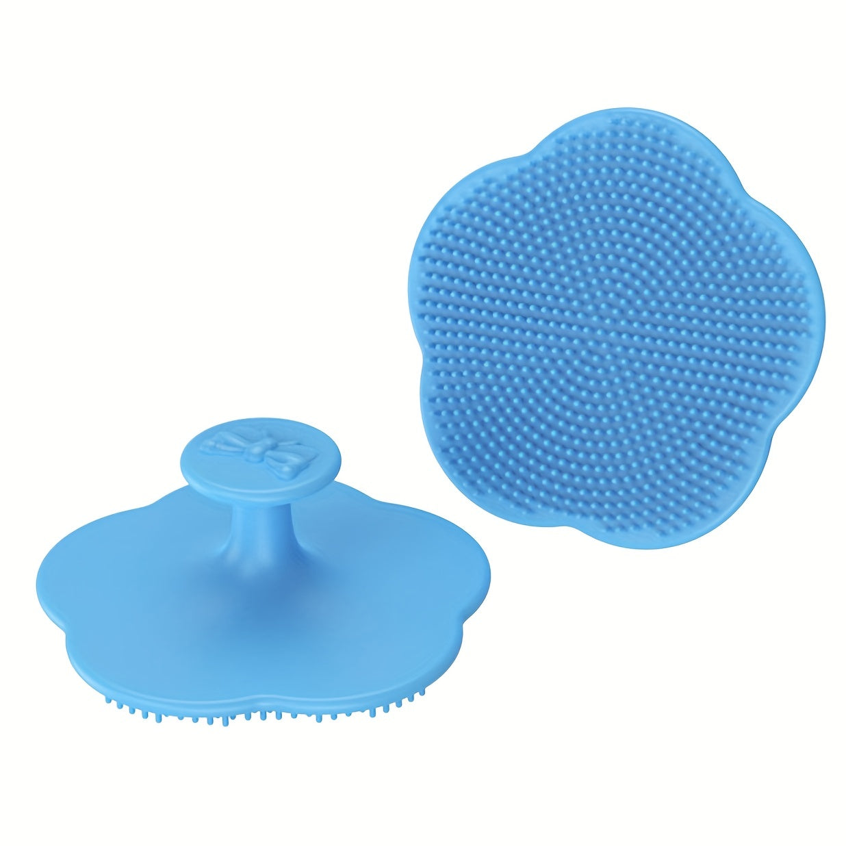 Bath Brush, Cradle Cap Brush, Silicone Massage Brush, Silicone Scrubbers Exfoliator Brush