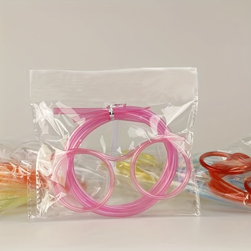 1pc Crazy Straw Glasses – Fun Party Favor & Gift Bag Stuffer for Birthdays