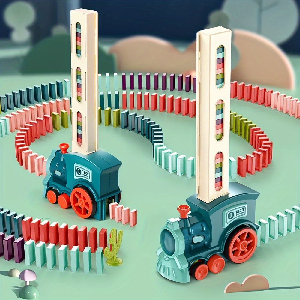 🚂 Domino Train Set – Fun & Educational Building Blocks for Kids
