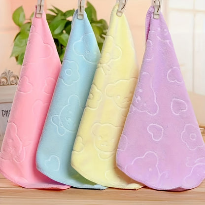 4pcs Colorful Microfiber Towels – Soft, Absorbent & Multi-Purpose