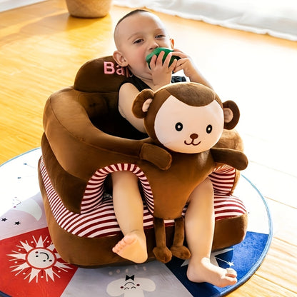 Baby Cartoon Sofa Chair – Thickened Support for Learning to Sit