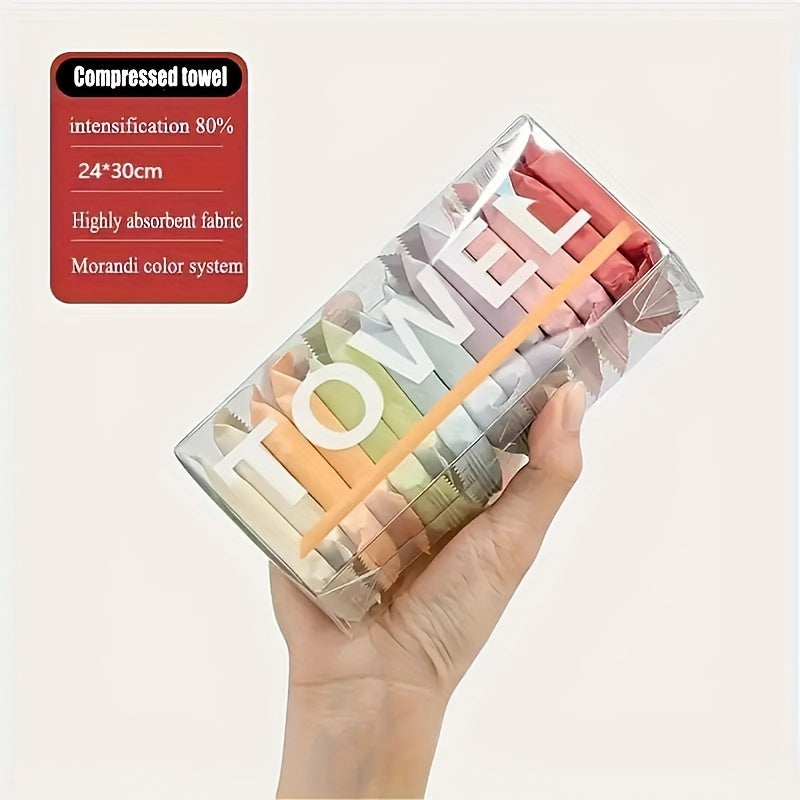 Compressed Towels (14pcs/7pcs) – Expandable, Disposable & Travel-Friendly
