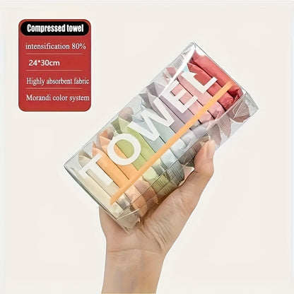 Compressed Towels (14pcs/7pcs) – Expandable, Disposable & Travel-Friendly