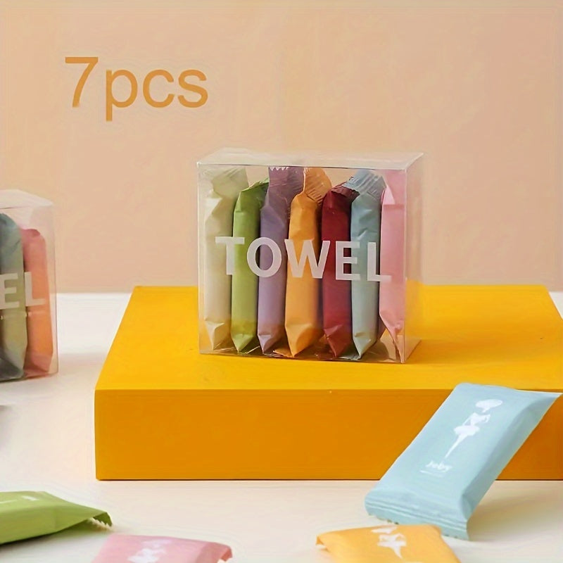 Compressed Towels (14pcs/7pcs) – Expandable, Disposable & Travel-Friendly