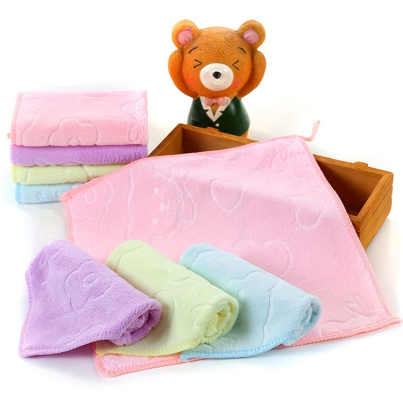 4pcs Colorful Microfiber Towels – Soft, Absorbent & Multi-Purpose