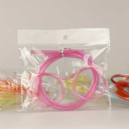 1pc Crazy Straw Glasses – Fun Party Favor & Gift Bag Stuffer for Birthdays