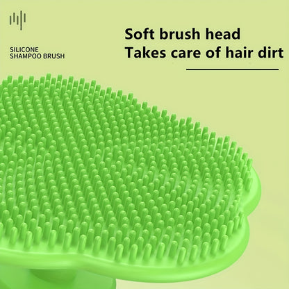 Bath Brush, Cradle Cap Brush, Silicone Massage Brush, Silicone Scrubbers Exfoliator Brush