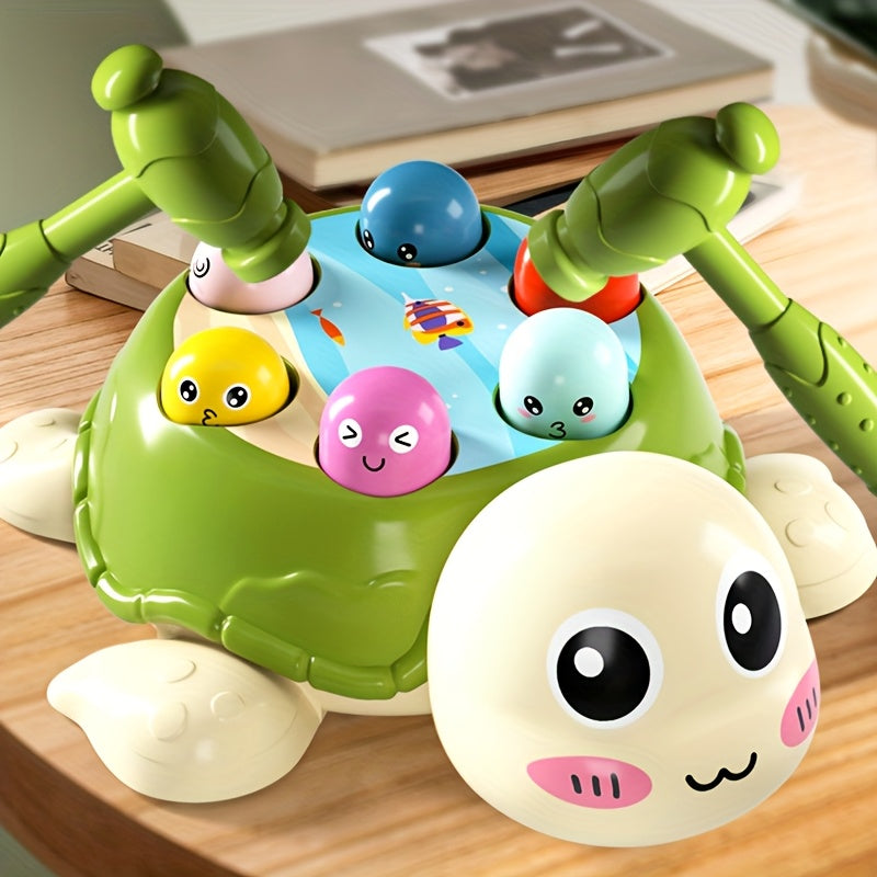 Interactive Turtle Hammer Game – 2-Player Educational Toy for Kids